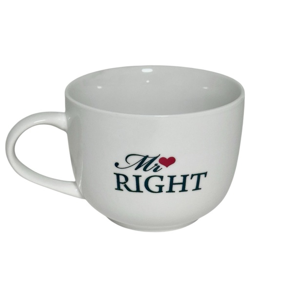 💕 MR. RIGHT Soup Mug 💕 - Picture 2 of 8